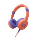 Energy Sistem Lol&Roll Pop Słuchawki dla dzieci Pomarańczowe (Music Share, Odłączany kabel, Ograniczenie głośności 85 dB, Mikrof