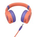 Energy Sistem Lol&Roll Pop Słuchawki dla dzieci Pomarańczowe (Music Share, Odłączany kabel, Ograniczenie głośności 85 dB, Mikrof