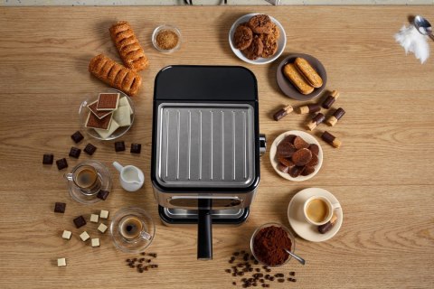 Gorenje Coffee machine ESCM15DBK Pump pressure 15 bar, Built-in milk frother, Manual, 1100 W, Stainless steel