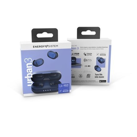 Energy Sistem True Wireless Słuchawki Urban 3 Bezprzewodowe, Douszne, Mikrofon, Indygo Energy Sistem True Wireless Słuchawki Urban 3 Bezprzewodowe, Douszne, Mikrofon, Indygo