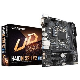 Gigabyte H410M S2H V2 1.0 M/B Rodzina procesorów Intel, Gniazdo procesora LGA1200, Pamięć DDR4 DIMM, Gniazda pamięci 2, Obsługiw