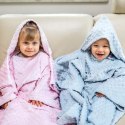 Kocyk do wózka fotelika samochodowego różowy minky