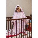 Kocyk do wózka fotelika samochodowego różowy minky