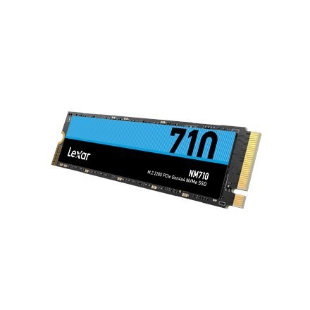 Lexar M.2 NVMe SSD NM710 1000 GB, obudowa SSD M.2 2280, interfejs SSD PCIe Gen4x4, prędkość zapisu 4500 MB/s, prędkość odczytu 5