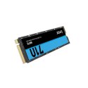Lexar M.2 NVMe SSD NM710 1000 GB, obudowa SSD M.2 2280, interfejs SSD PCIe Gen4x4, prędkość zapisu 4500 MB/s, prędkość odczytu 5