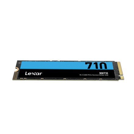 Lexar M.2 NVMe SSD NM710 2000 GB, obudowa SSD M.2 2280, interfejs SSD PCIe Gen4x4, prędkość zapisu 4500 MB/s, prędkość odczytu 4 Lexar M.2 NVMe SSD NM710 2000 GB, obudowa SSD M.2 2280, interfejs SSD PCIe Gen4x4, prędkość zapisu 4500 MB/s, prędkość odczytu 4
