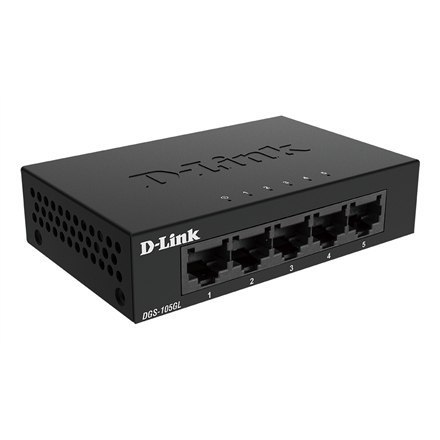 Przełącznik ethernetowy D-Link DGS-105GL/E niezarządzalny, stacjonarny, porty 1 Gb/s (RJ-45) ilość 5 szt. Przełącznik ethernetowy D-Link DGS-105GL/E niezarządzalny, stacjonarny, porty 1 Gb/s (RJ-45) ilość 5 szt.