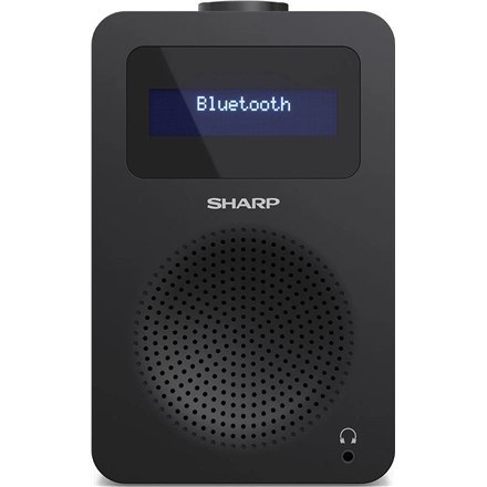 Sharp DR-430(BK) Radio cyfrowe, FM/DAB/DAB+, Bluetooth 5.0, nocna czerń