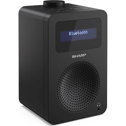 Sharp DR-430(BK) Radio cyfrowe, FM/DAB/DAB+, Bluetooth 5.0, nocna czerń