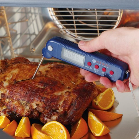 Termometr gastronomiczny cyfrowy ze składaną sondą - Hendi 271308 Termometr gastronomiczny cyfrowy ze składaną sondą - Hendi 271308