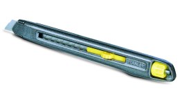 NOŻYK METALOWY LEKKI INTERLOCK, OSTRZE ŁAMANE 9MM [K]