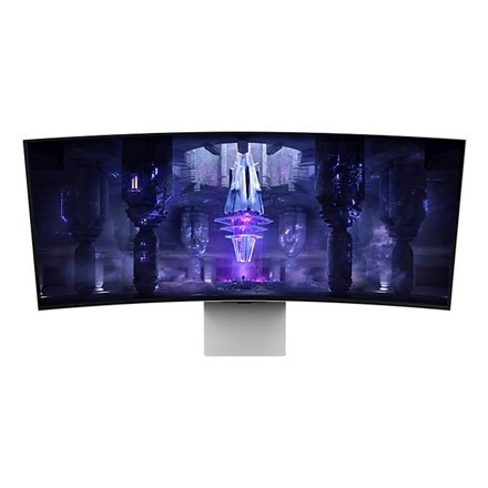 Zakrzywiony monitor Samsung LS34BG850SUXEN 34", LED, WQHD, 3440 x 1440, 21:9, 0,1 ms, 200 cd/m², Srebrny, 175 Hz