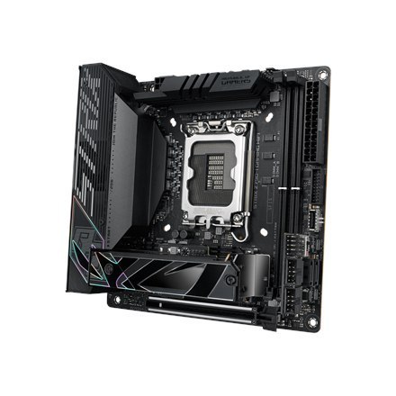 Asus ROG STRIX Z790-I GAMING WIFI Rodzina procesorów Intel, Gniazdo procesora LGA1700, Pamięć DDR5 DIMM, Gniazda pamięci 2, Obsł Asus ROG STRIX Z790-I GAMING WIFI Rodzina procesorów Intel, Gniazdo procesora LGA1700, Pamięć DDR5 DIMM, Gniazda pamięci 2, Obsł