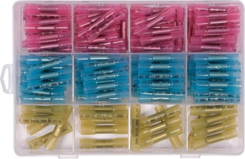 ZESTAW RUREK TERMOKURCZLIWYCH ZACISKOWYCH 0.5-6MM2., 220SZT ZESTAW RUREK TERMOKURCZLIWYCH ZACISKOWYCH 0.5-6MM2., 220SZT
