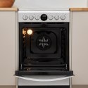 INDESIT Kuchenka IS5V8CHX/E Rodzaj płyty Vitroceramic, Rodzaj piekarnika Electric, Stal nierdzewna, Szerokość 50 cm, Grillowanie
