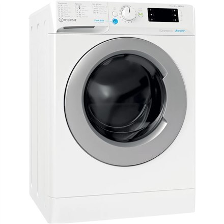 INDESIT Pralka z suszarką BDE 76435 9WS EE Klasa efektywności energetycznej D, Załadunek od przodu, Pojemność prania 7 kg, 1400 INDESIT Pralka z suszarką BDE 76435 9WS EE Klasa efektywności energetycznej D, Załadunek od przodu, Pojemność prania 7 kg, 1400
