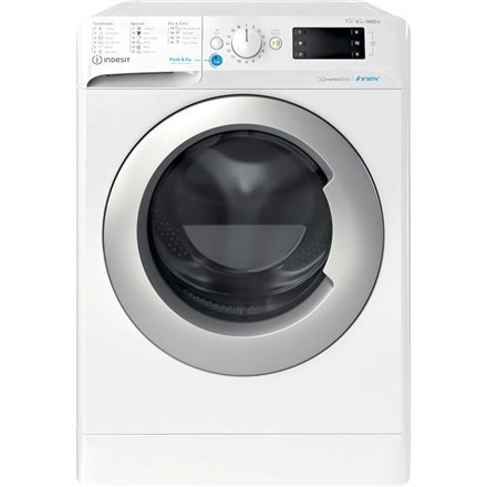 INDESIT Pralka z suszarką BDE 76435 9WS EE Klasa efektywności energetycznej D, Załadunek od przodu, Pojemność prania 7 kg, 1400 INDESIT Pralka z suszarką BDE 76435 9WS EE Klasa efektywności energetycznej D, Załadunek od przodu, Pojemność prania 7 kg, 1400