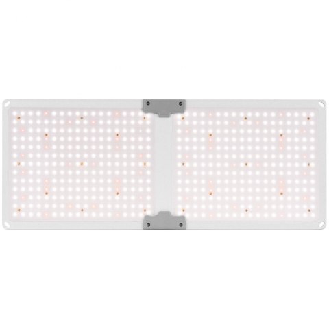 Lampa do uprawy wzrostu roślin pełne spektrum 60 x 24 cm 468 LED 220 W srebrna Lampa do uprawy wzrostu roślin pełne spektrum 60 x 24 cm 468 LED 220 W srebrna