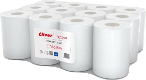 Ręcznik Papierowy Cliver Extra Biały R65/1 - 12 szt. Ręcznik Papierowy Cliver Extra Biały R65/1 - 12 szt.