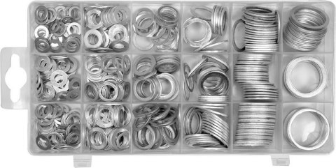 ZESTAW PODKŁADEK ALUMINIOWYCH 450 SZT. MIX ROZMIARÓW ZESTAW PODKŁADEK ALUMINIOWYCH 450 SZT. MIX ROZMIARÓW