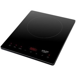 Adler Hob AD 6513 Liczba palników/strefy gotowania 1, wyświetlacz LCD, czarny, indukcja