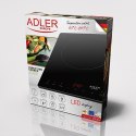 Adler Hob AD 6513 Liczba palników/strefy gotowania 1, wyświetlacz LCD, czarny, indukcja