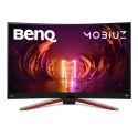 Benq Monitor EX3210R 32 ", VA, QHD, 2560 x 1440, 16:9, 1 ms, 300 cd/m², Grey, 165 Hz, porty HDMI ilość 2 szt.