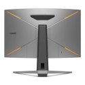 Benq Monitor EX3210R 32 ", VA, QHD, 2560 x 1440, 16:9, 1 ms, 300 cd/m², Grey, 165 Hz, porty HDMI ilość 2 szt.