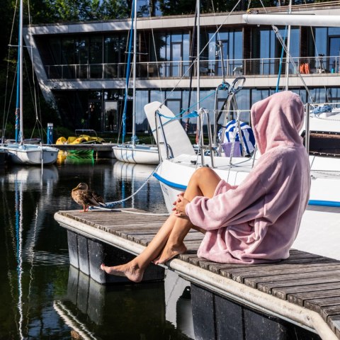 Bluzair Bluza Koc Hoodie Oversize Polska Szary 4w1 Bluzair Bluza Koc Hoodie Oversize Polska Szary 4w1