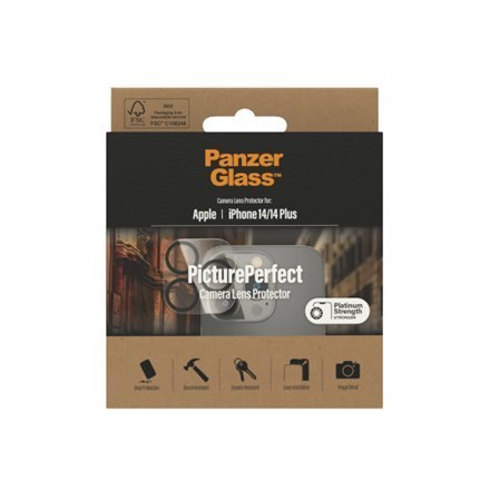 PanzerGlass Camera Lens Protection PicturePerfect Apple, iPhone 14/14 Plus, szkło, przezroczyste