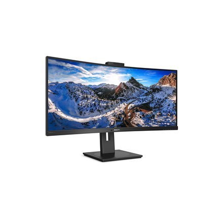 Philips Curved UltraWide 346P1CRH 34 ", VA, WQHD, 3440 x 1440, 21:9, 4 ms, 500 cd/m?, Black Philips Curved UltraWide 346P1CRH 34 ", VA, WQHD, 3440 x 1440, 21:9, 4 ms, 500 cd/m?, Black