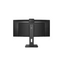 Philips Curved UltraWide 346P1CRH 34 ", VA, WQHD, 3440 x 1440, 21:9, 4 ms, 500 cd/m?, Black