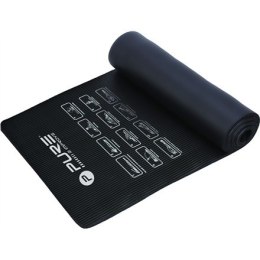 Pure2Improve Fitness Mat 1830 mm, 580 mm, 10 mm, guma piankowa NBR, czarna