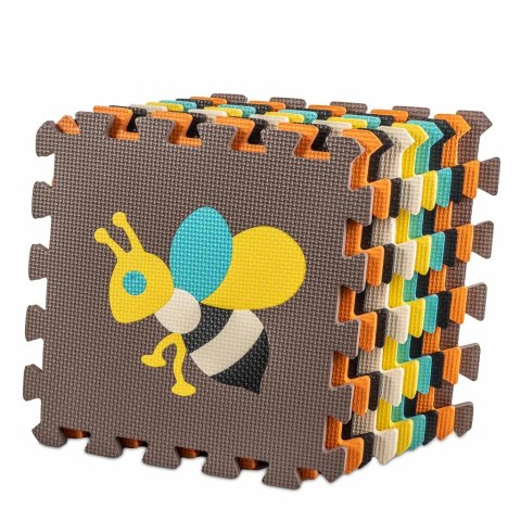 Puzzle piankowe mata dla dzieci 9 el. kolorowe zwierzątka 85cm x 85cm x 1cm Puzzle piankowe mata dla dzieci 9 el. kolorowe zwierzątka 85cm x 85cm x 1cm