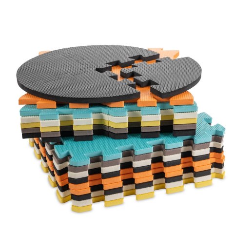 Puzzle piankowe mata / kojec dla dzieci 25el. kolorowe zwierzątka 114cm x 114cm x 1cm Puzzle piankowe mata / kojec dla dzieci 25el. kolorowe zwierzątka 114cm x 114cm x 1cm