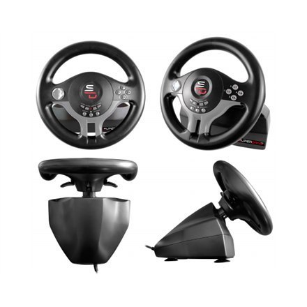 Subsonic Game Steering Wheel SV200 Black Subsonic Game Steering Wheel SV200 Black