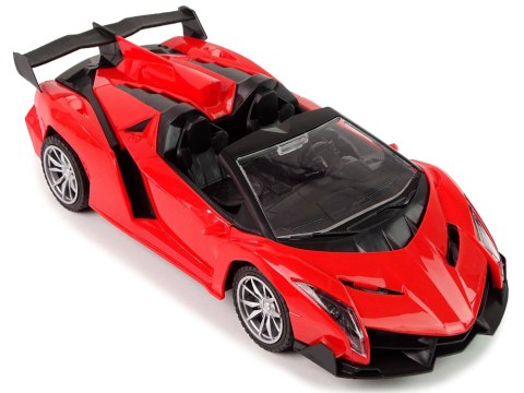 Zdalnie Sterowane Auto Sportowe R/C 1:18 Czerwone Zdalnie Sterowane Auto Sportowe R/C 1:18 Czerwone
