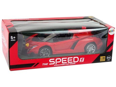 Zdalnie Sterowane Auto Sportowe R/C 1:18 Czerwone Zdalnie Sterowane Auto Sportowe R/C 1:18 Czerwone
