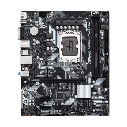 ASRock B760M-HDV/M.2 D4 Rodzina procesorów Intel, Gniazdo procesora LGA1700, DDR4 DIMM, Gniazda pamięci 2, Obsługiwane interfejs ASRock B760M-HDV/M.2 D4 Rodzina procesorów Intel, Gniazdo procesora LGA1700, DDR4 DIMM, Gniazda pamięci 2, Obsługiwane interfejs