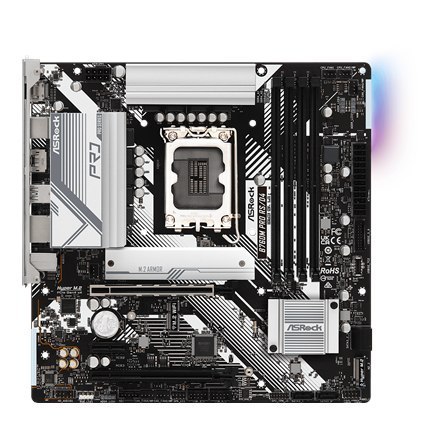 ASRock B760M PRO RS/D4 Rodzina procesorów Intel, Gniazdo procesora LGA1700, DDR4 DIMM, Gniazda pamięci 4, Obsługiwane interfejsy ASRock B760M PRO RS/D4 Rodzina procesorów Intel, Gniazdo procesora LGA1700, DDR4 DIMM, Gniazda pamięci 4, Obsługiwane interfejsy