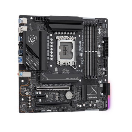 ASRock Z690M PG RIPTIDE/D5 Rodzina procesorów Intel, Gniazdo procesora LGA1700, DDR5 DIMM, Gniazda pamięci 4, Obsługiwane interf ASRock Z690M PG RIPTIDE/D5 Rodzina procesorów Intel, Gniazdo procesora LGA1700, DDR5 DIMM, Gniazda pamięci 4, Obsługiwane interf