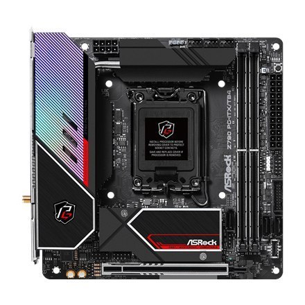 ASRock Z790 PG-ITX/TB4 Rodzina procesorów Intel, Gniazdo procesora LGA1700, DDR5 DIMM, Gniazda pamięci 2, Obsługiwane interfejsy ASRock Z790 PG-ITX/TB4 Rodzina procesorów Intel, Gniazdo procesora LGA1700, DDR5 DIMM, Gniazda pamięci 2, Obsługiwane interfejsy