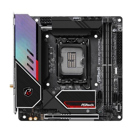 ASRock Z790 PG-ITX/TB4 Rodzina procesorów Intel, Gniazdo procesora LGA1700, DDR5 DIMM, Gniazda pamięci 2, Obsługiwane interfejsy ASRock Z790 PG-ITX/TB4 Rodzina procesorów Intel, Gniazdo procesora LGA1700, DDR5 DIMM, Gniazda pamięci 2, Obsługiwane interfejsy