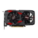Asus Cerberus NVIDIA, 4 GB, GeForce GTX 1050 Ti, GDDR5, PCI Express 3.0, częstotliwość procesora 1366 MHz, ilość portów DVI-D -