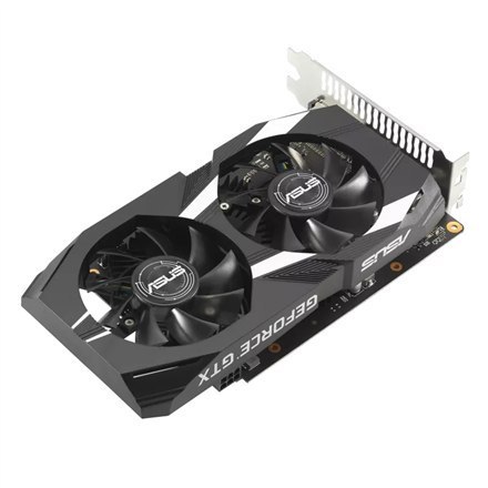 Asus DUAL-GTX1650-O4GD6-P-V2 NVIDIA, 4 GB, GeForce GTX 1650, GDDR6, PCI Express 3.0, liczba portów DVI-D 1, liczba portów HDMI 1 Asus DUAL-GTX1650-O4GD6-P-V2 NVIDIA, 4 GB, GeForce GTX 1650, GDDR6, PCI Express 3.0, liczba portów DVI-D 1, liczba portów HDMI 1