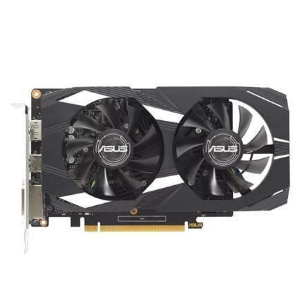 Asus DUAL-GTX1650-O4GD6-P-V2 NVIDIA, 4 GB, GeForce GTX 1650, GDDR6, PCI Express 3.0, liczba portów DVI-D 1, liczba portów HDMI 1 Asus DUAL-GTX1650-O4GD6-P-V2 NVIDIA, 4 GB, GeForce GTX 1650, GDDR6, PCI Express 3.0, liczba portów DVI-D 1, liczba portów HDMI 1