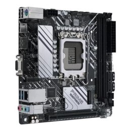 Asus PRIME H610I-PLUS D4-CSM Rodzina procesorów Intel, Gniazdo procesora LGA1700, DDR4 DIMM, Gniazda pamięci 2, Obsługiwane inte