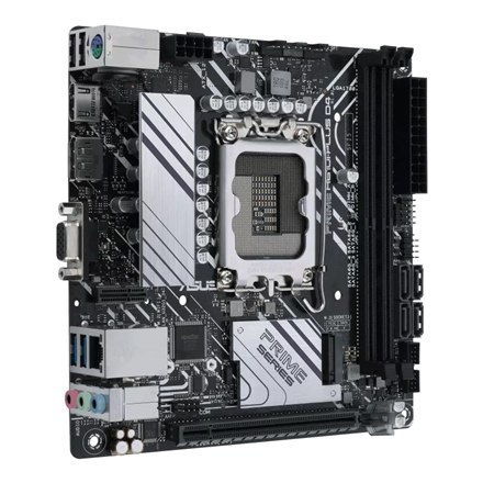 Asus PRIME H610I-PLUS D4-CSM Rodzina procesorów Intel, Gniazdo procesora LGA1700, DDR4 DIMM, Gniazda pamięci 2, Obsługiwane inte Asus PRIME H610I-PLUS D4-CSM Rodzina procesorów Intel, Gniazdo procesora LGA1700, DDR4 DIMM, Gniazda pamięci 2, Obsługiwane inte