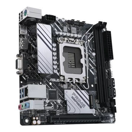 Asus PRIME H610I-PLUS D4-CSM Rodzina procesorów Intel, Gniazdo procesora LGA1700, DDR4 DIMM, Gniazda pamięci 2, Obsługiwane inte Asus PRIME H610I-PLUS D4-CSM Rodzina procesorów Intel, Gniazdo procesora LGA1700, DDR4 DIMM, Gniazda pamięci 2, Obsługiwane inte