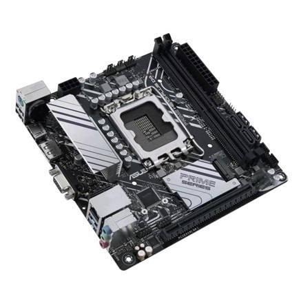 Asus PRIME H610I-PLUS D4-CSM Rodzina procesorów Intel, Gniazdo procesora LGA1700, DDR4 DIMM, Gniazda pamięci 2, Obsługiwane inte Asus PRIME H610I-PLUS D4-CSM Rodzina procesorów Intel, Gniazdo procesora LGA1700, DDR4 DIMM, Gniazda pamięci 2, Obsługiwane inte